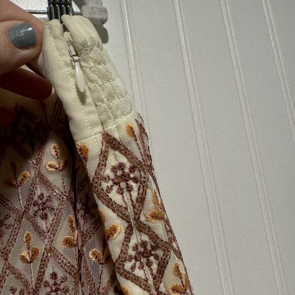 Soft Surroundings Inez Sequined Floral Maxi Skirt Plus Size 3X - Picture 5 of 9